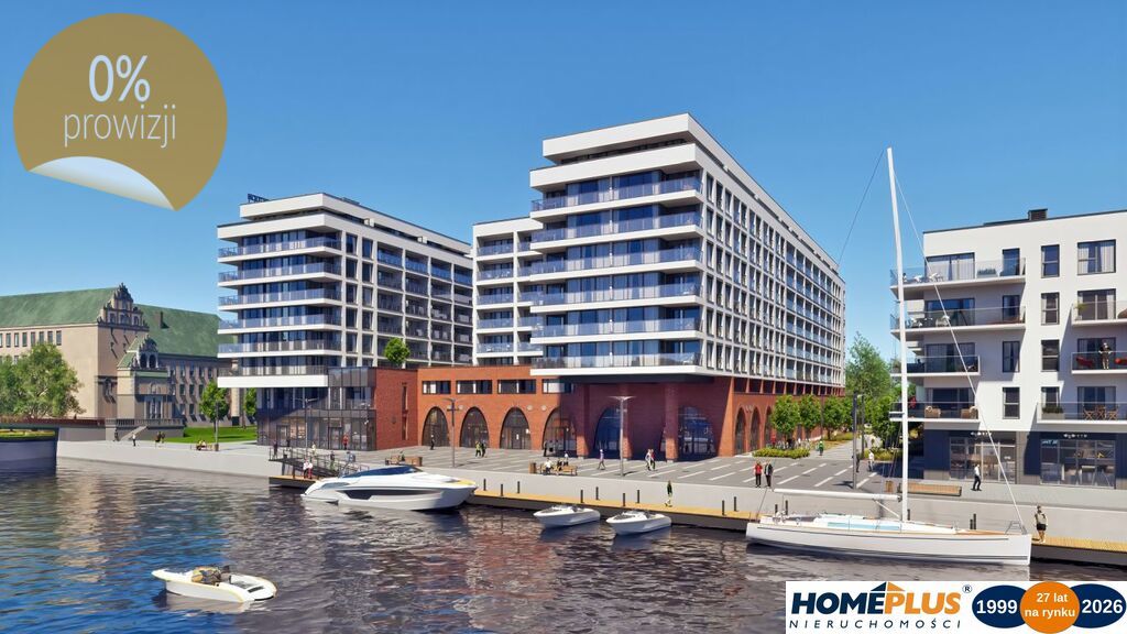 0%, 3 etap inwestycji - apartamentowiec nad Odrą