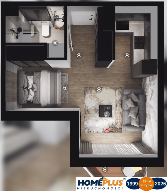 0%, 3 etap inwestycji - apartamentowiec nad Odrą