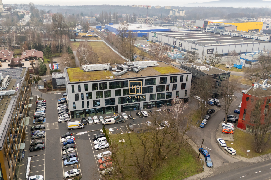powierzchnia komercyjna w nowoczesnym biurowcu