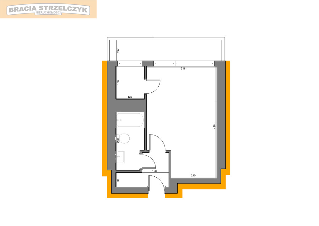 Idealne mieszkanie dla singla lub na wynajem