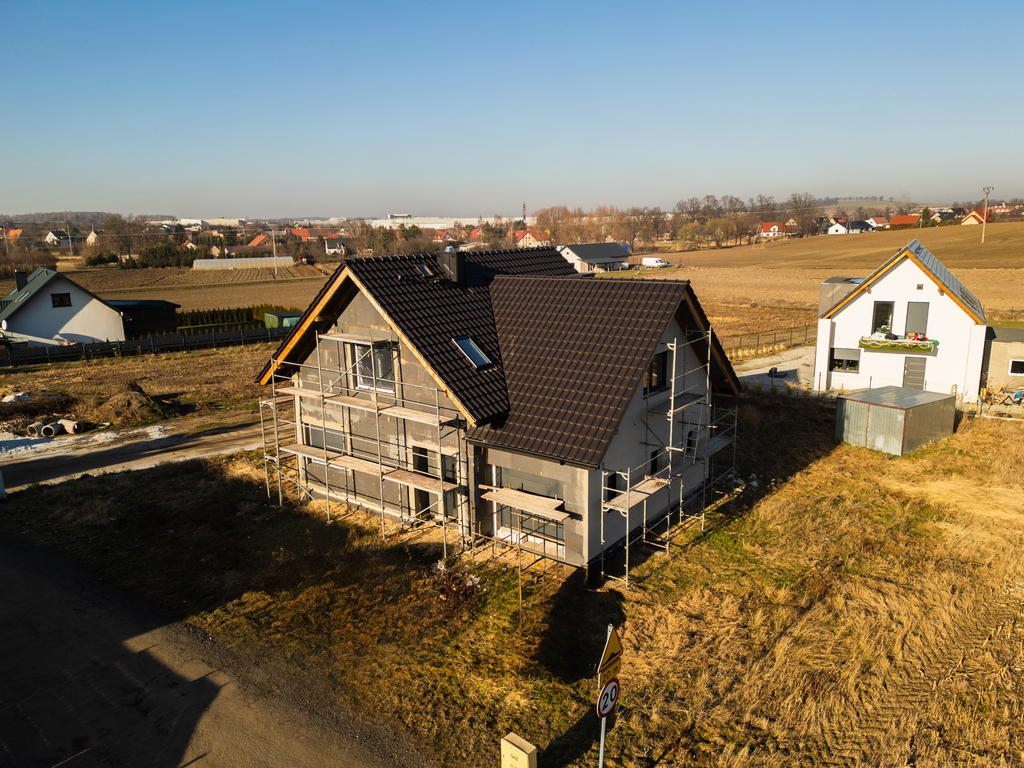 Dom 134 m² po kluczowych etapach budowy – Mrowiny
