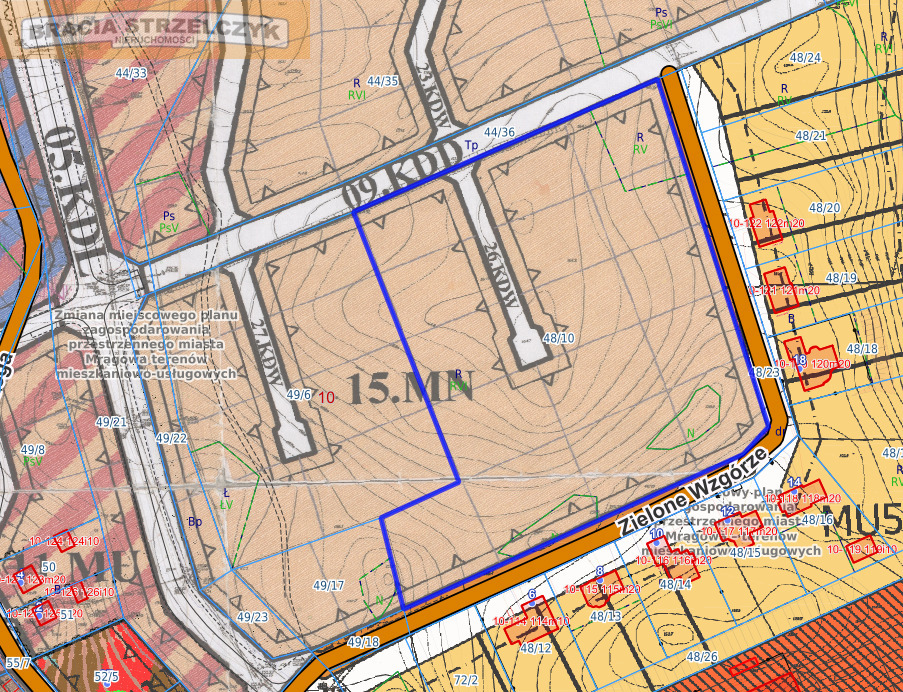 Mrągowo – działka 1,98 ha pod domy jednorodzinne