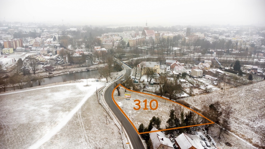 Działka z WZ w centrum Szprotawy 3111 m2
