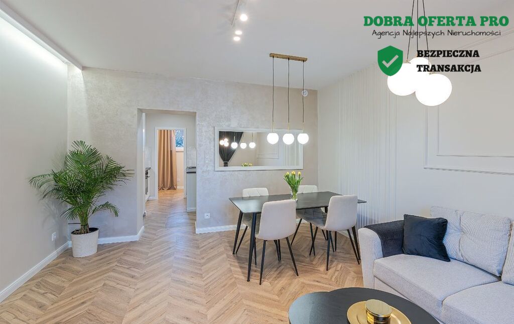 41 m², 2 pokoje przy PKP – po remoncie