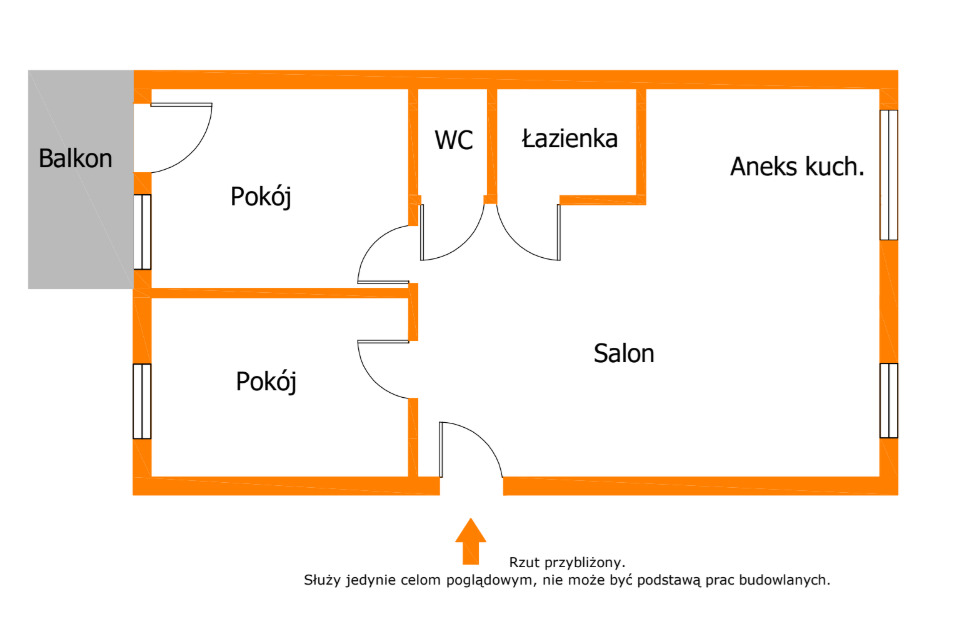 Okazja Funkcjonalne 3 pokoje, balkon, ZG
