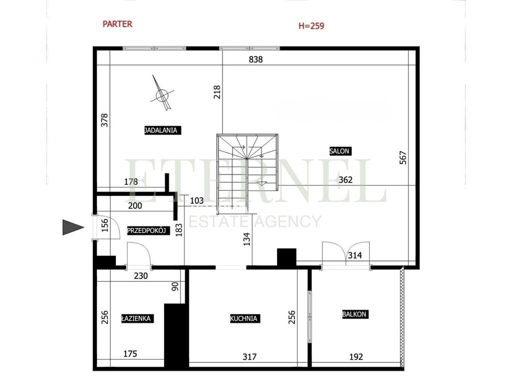 Wyjątkowe mieszkanie dwupoziomowe 125m2 Kozłówek