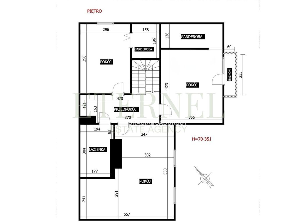 Wyjątkowe mieszkanie dwupoziomowe 125m2 Kozłówek