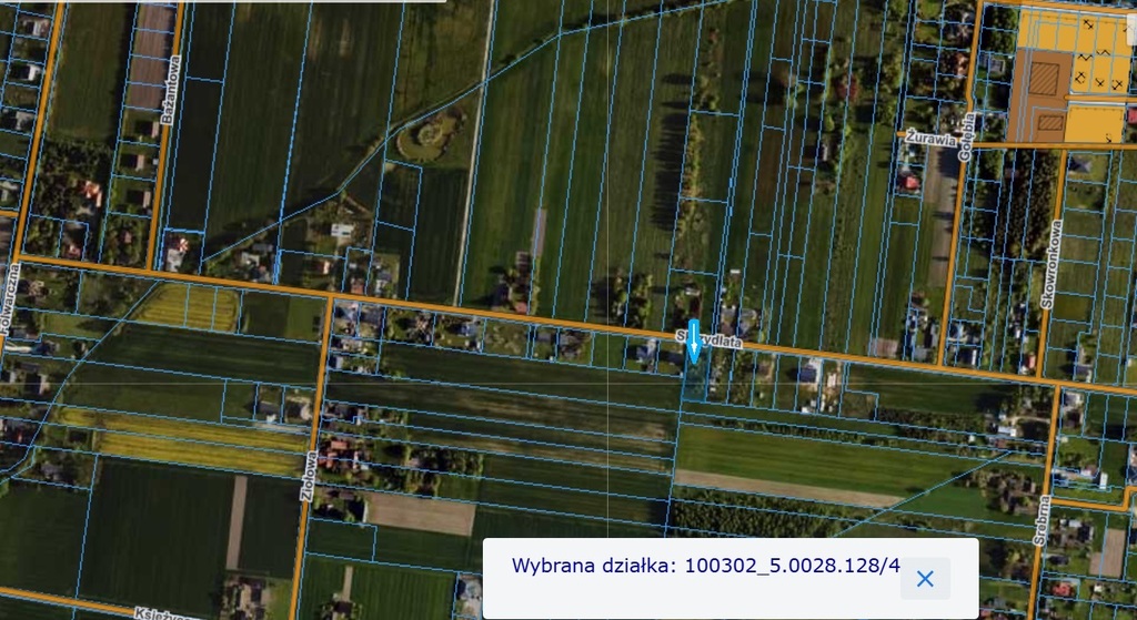 Uzbrojona działka budowlana pod Łaskiem