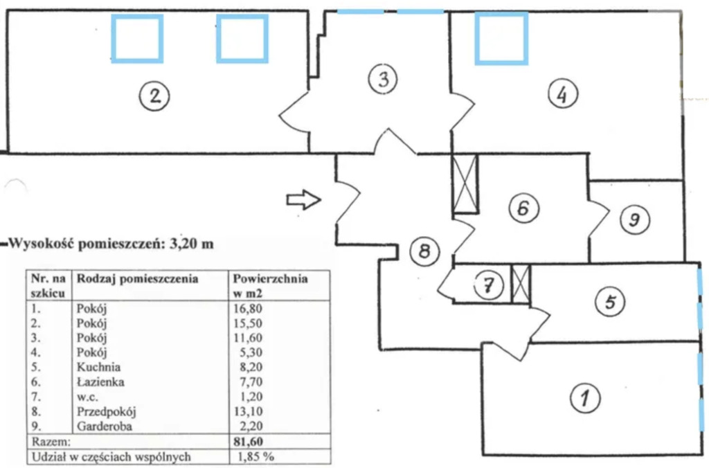 Zrewitalizowana kamienica na placu Grunwaldzkim