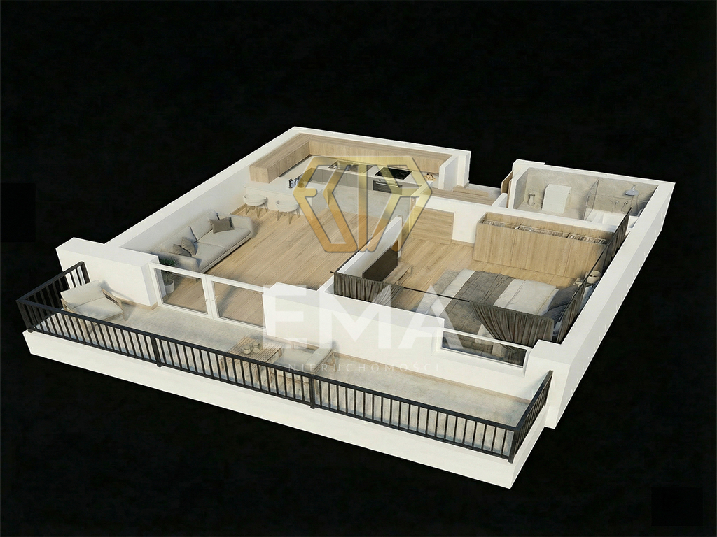 Atrakcyjne wysokie mieszkanie-Parkitka