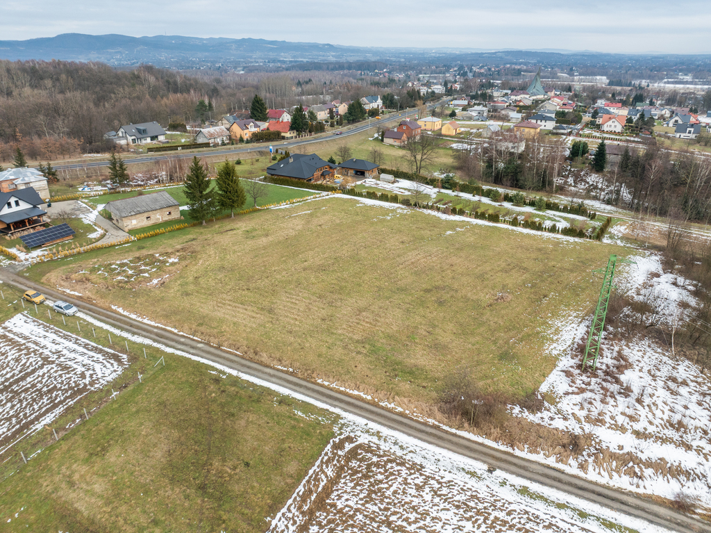 Działka budowlana pod Krosnem – widoki, natura