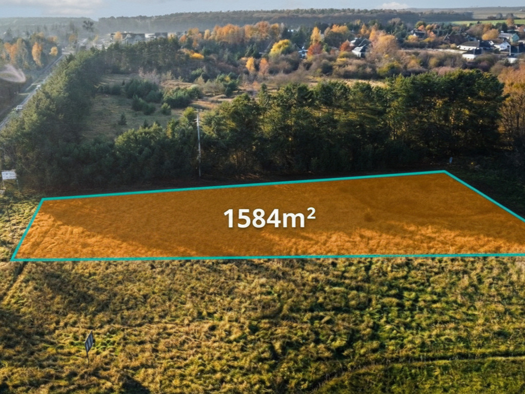 Działka budowlana MPZP | Sierosław | 1584 m2
