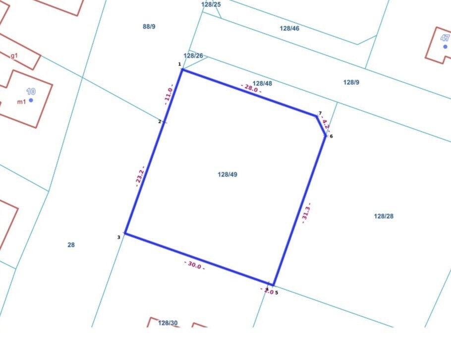 Działka budowlana MPZP | Mieścicka | 1055 m2