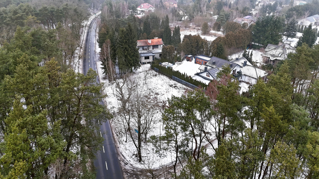 1233 m² spokoju. Las za płotem w Puszczykowie