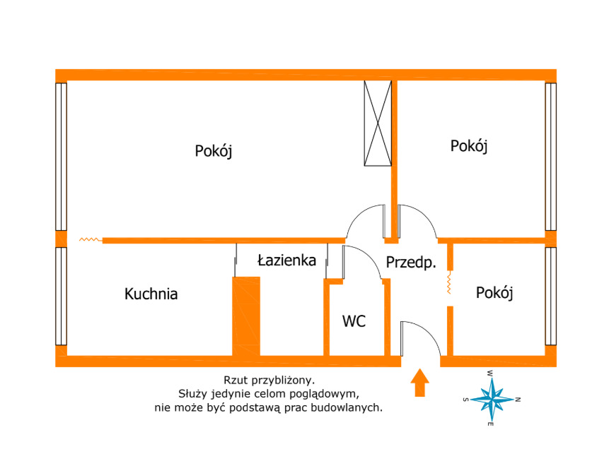 3 pokoje przy Bramie Portowej | Parking | ROI 8%