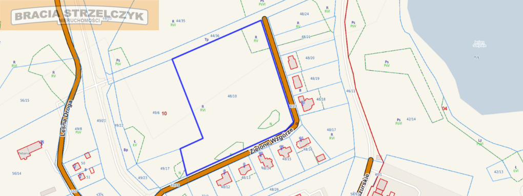 Mrągowo – działka 1,98 ha pod domy jednorodzinne