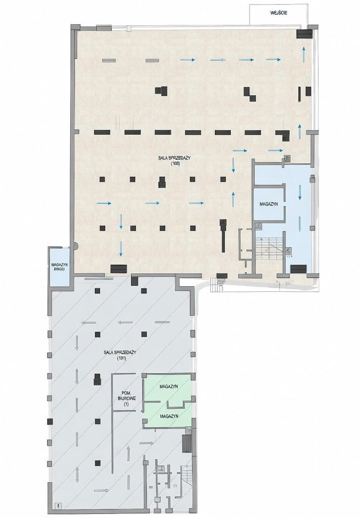 Powierzchnia magazynowa, produkcyjna, logistyczna