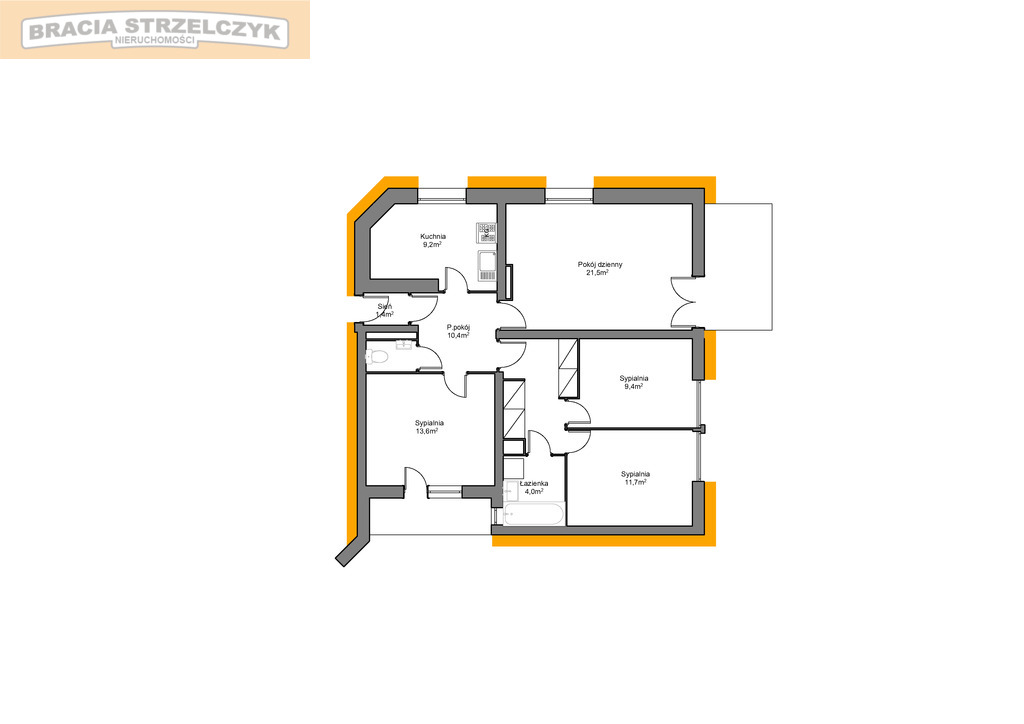 Rozkładowe ciche 4 pokoje 84 m2 Mokotów Stegny