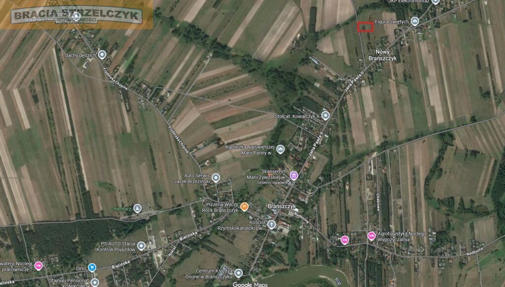 Działka Budowlana 2202 m2 Nowy Brańszczyk