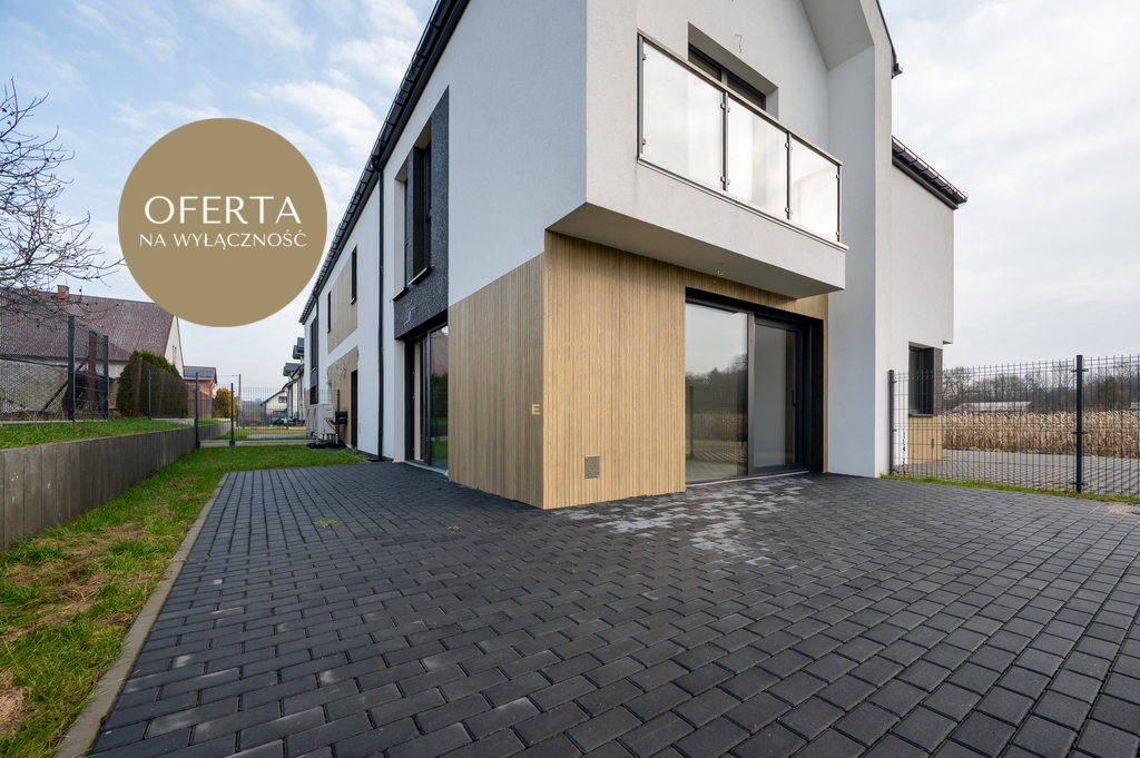 NOWOCZESNY SEGMENT W ZABUDOWIE BLIŹNIACZEJ