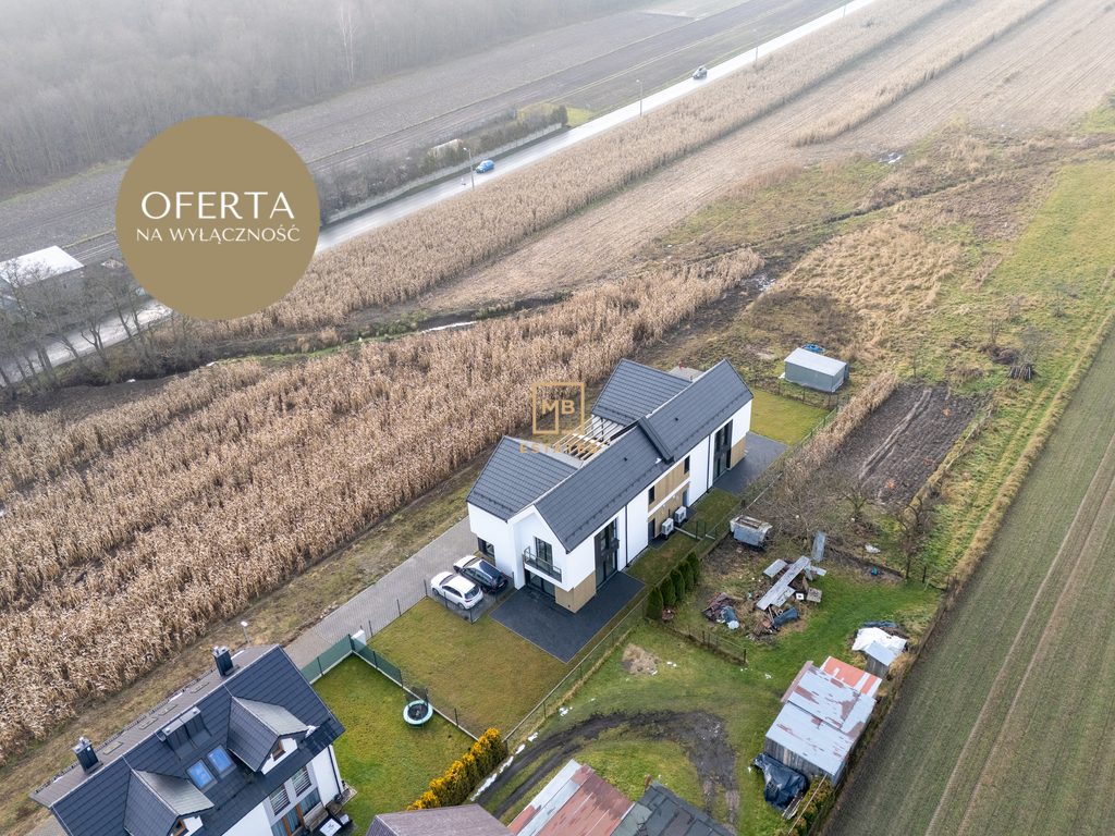 NOWOCZESNY SEGMENT W ZABUDOWIE BLIŹNIACZEJ