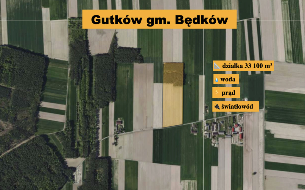3,31 ha z prywatnym lasem i wydanymi W-Z !