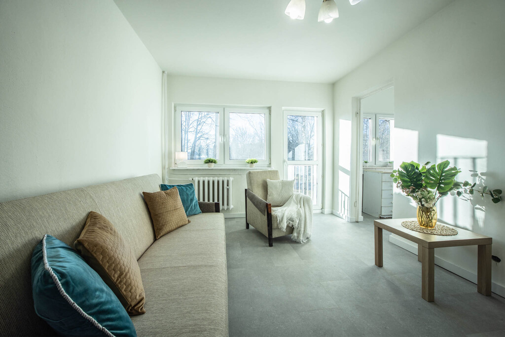 Słoneczne 37,31 m² na 1. piętrze. Parcelacyjna