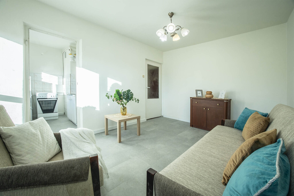 Słoneczne 37,31 m² na 1. piętrze. Parcelacyjna