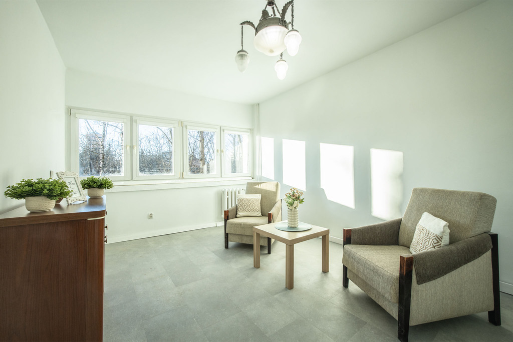 Słoneczne 37,31 m² na 1. piętrze. Parcelacyjna