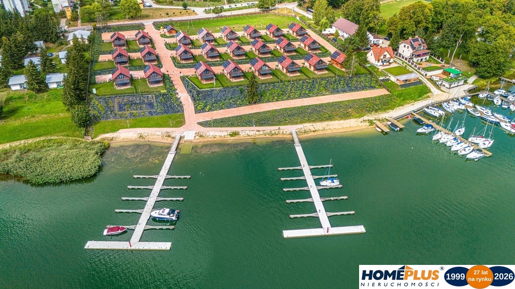 24 Domy pod klucz RYN nad jeziorem, własna marina