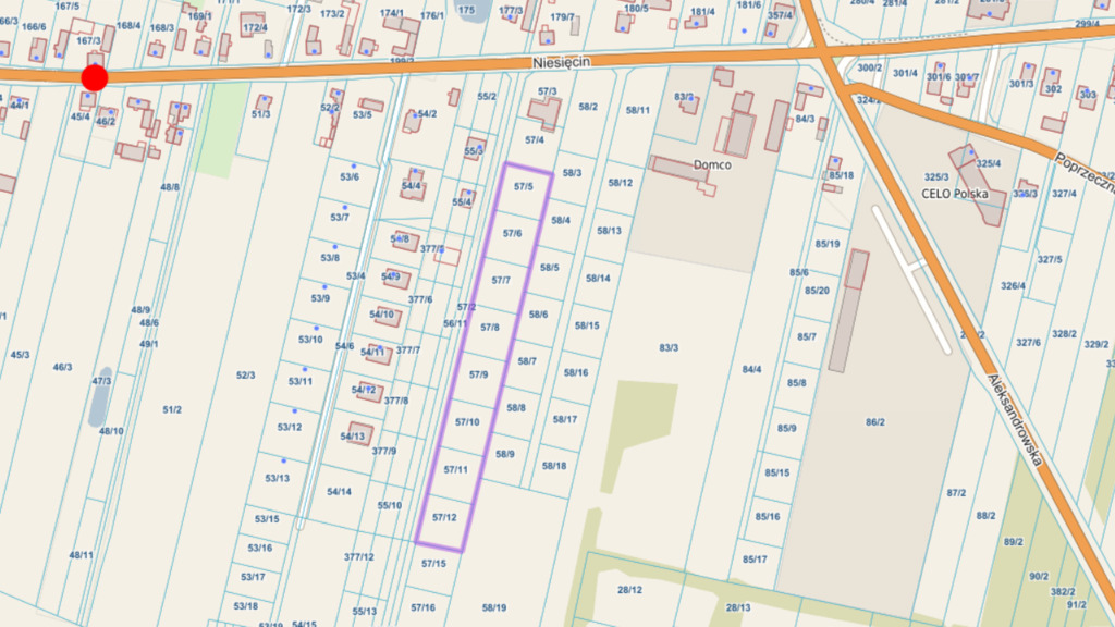 ZOSTAŁA OSTATNIA – działka 1200 m² Niesięcin