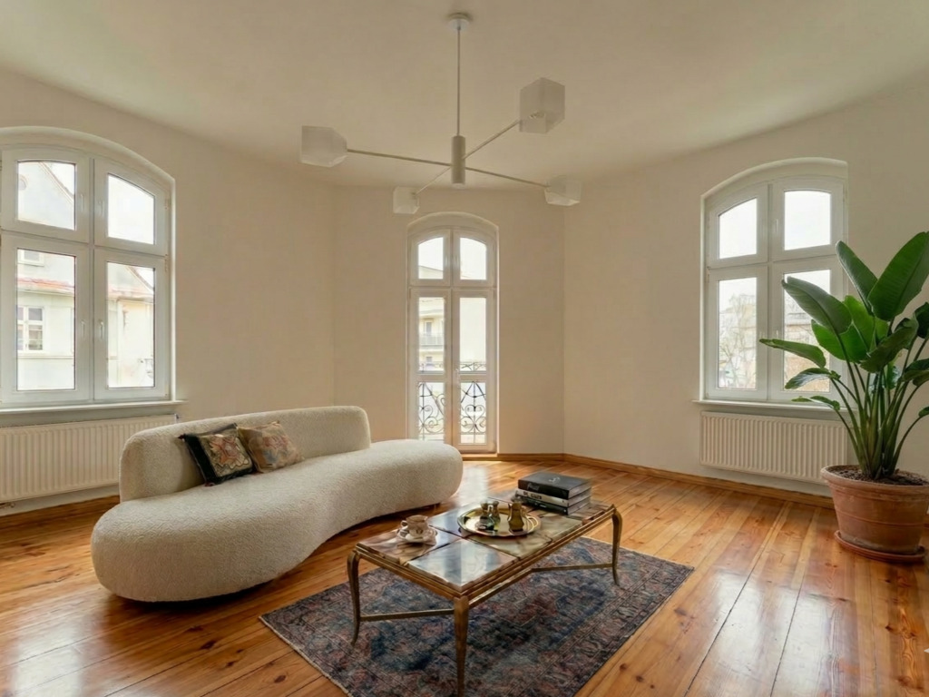 90 m², 3 pokoje w kamienicy - stan deweloperski