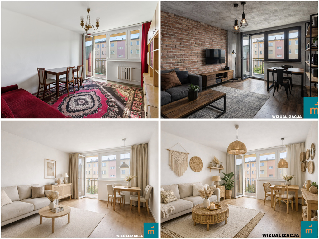 3 pokoje w Olkuszu | Balkon | 46 m² | Potencjał