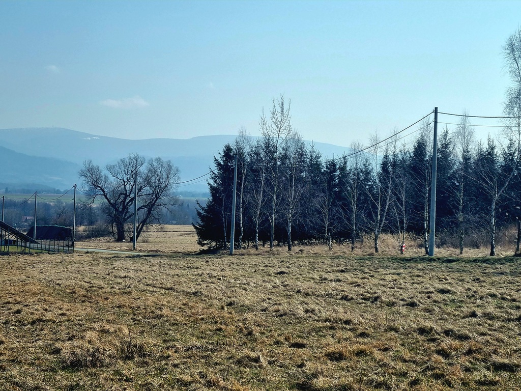Działka z widokiem na Masyw Śnieżnika