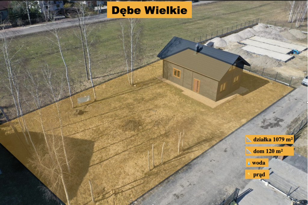 WYJĄTKOWY DOM WOLNOSTOJĄCY - SZKIELETOWY 120M2