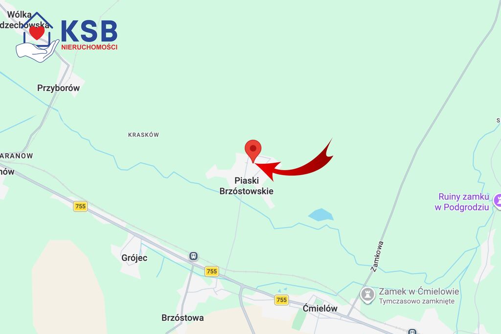 Dom 108,1m2 działka 1292m2 Piaski Brzóstowskie