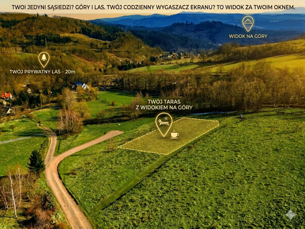 Działka - 15 arów, Wilcza -Kłodzko