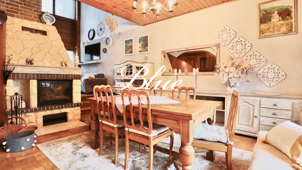 Bliźniak z charakterem 5 pokoi, kominek, ogród