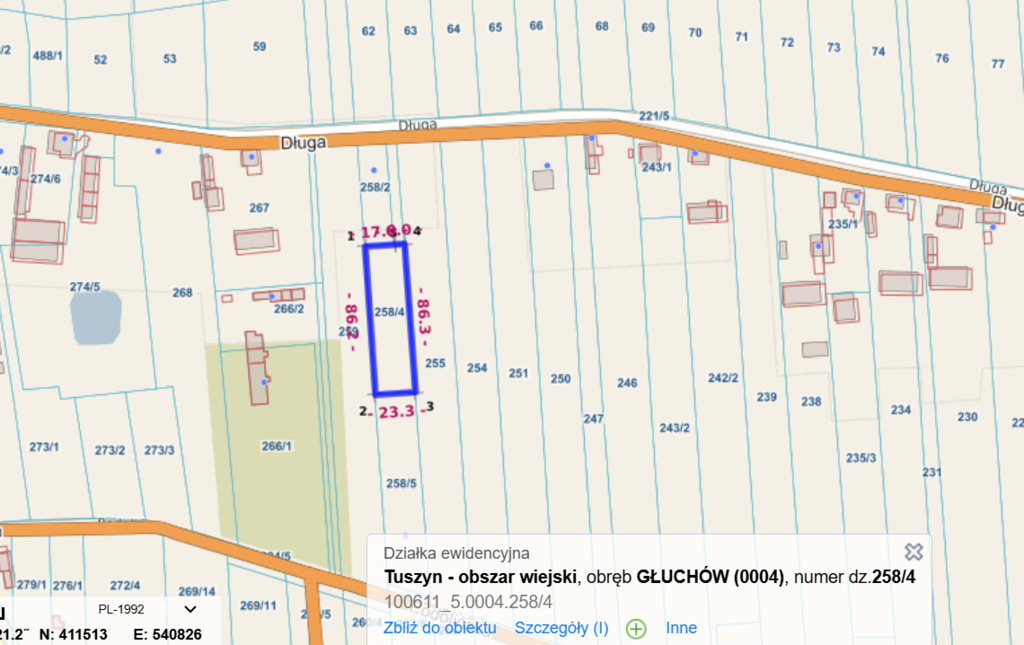 Działka budowlano-usługowa 2000 m²