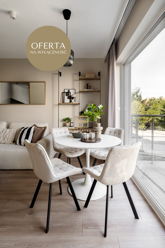 Design i prywatność – apartament z tarasem