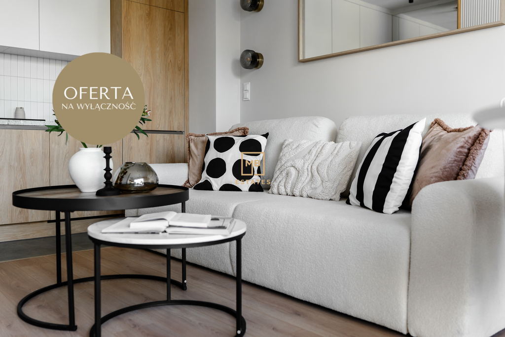 Design i prywatność – apartament z tarasem
