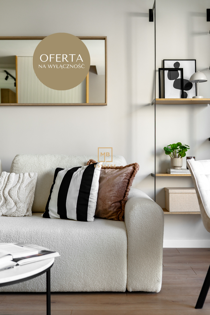 Design i prywatność – apartament z tarasem