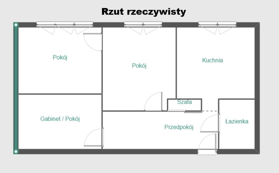 ścisłe centrum, drugie piętro, wolne od zaraz