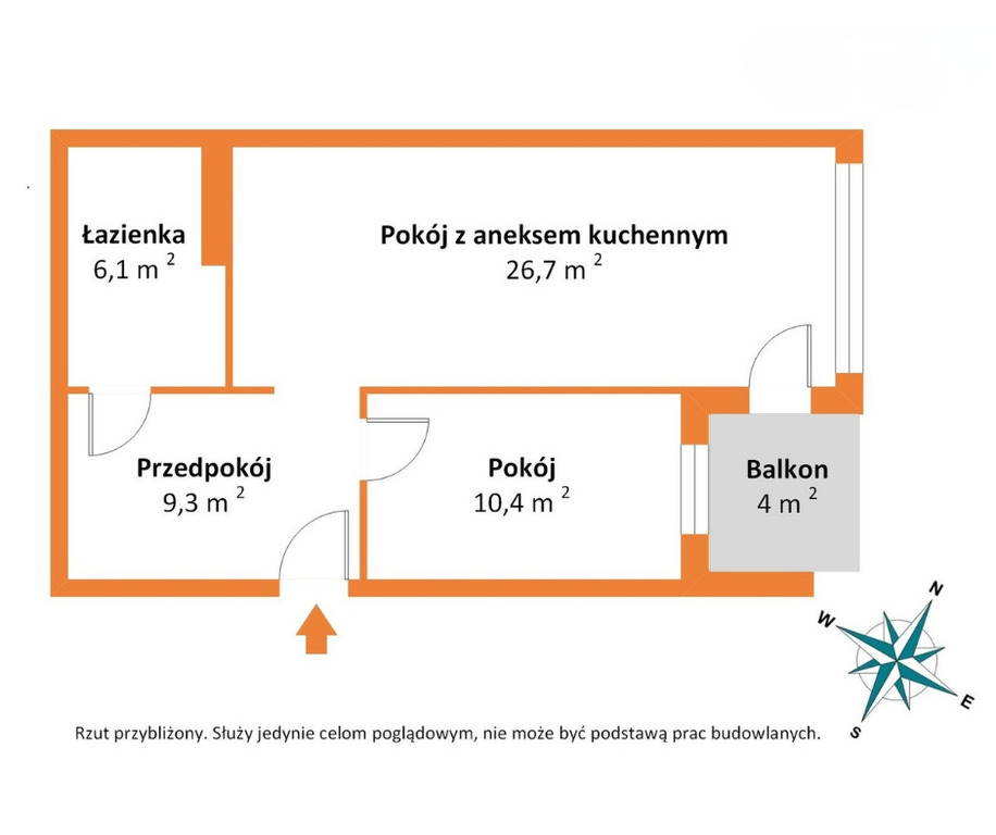 Karolewska: 2 pokoje + balkon = Twój nowy start!