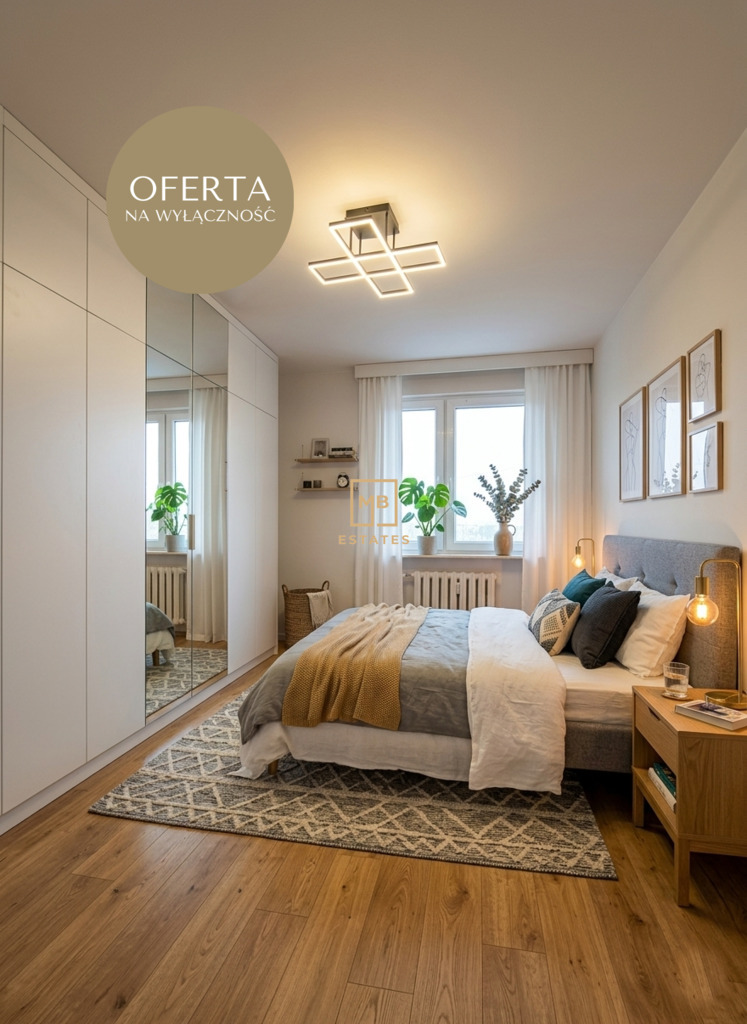 Przestronne mieszkanie/jasna osobna kuchnia/balkon
