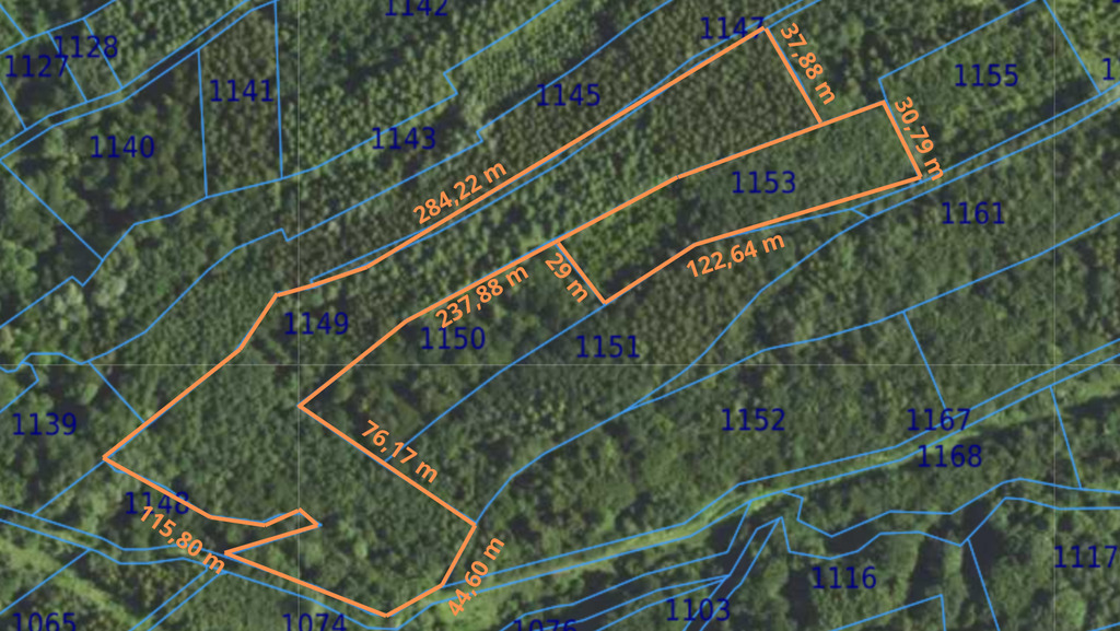 Działka leśna 1,54 ha w gm. Kańczuga (UPUL)