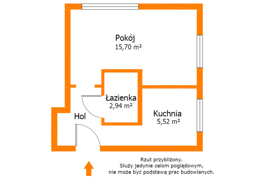 Kawalerka w bardzo dobrym stanie, 3 min od centrum