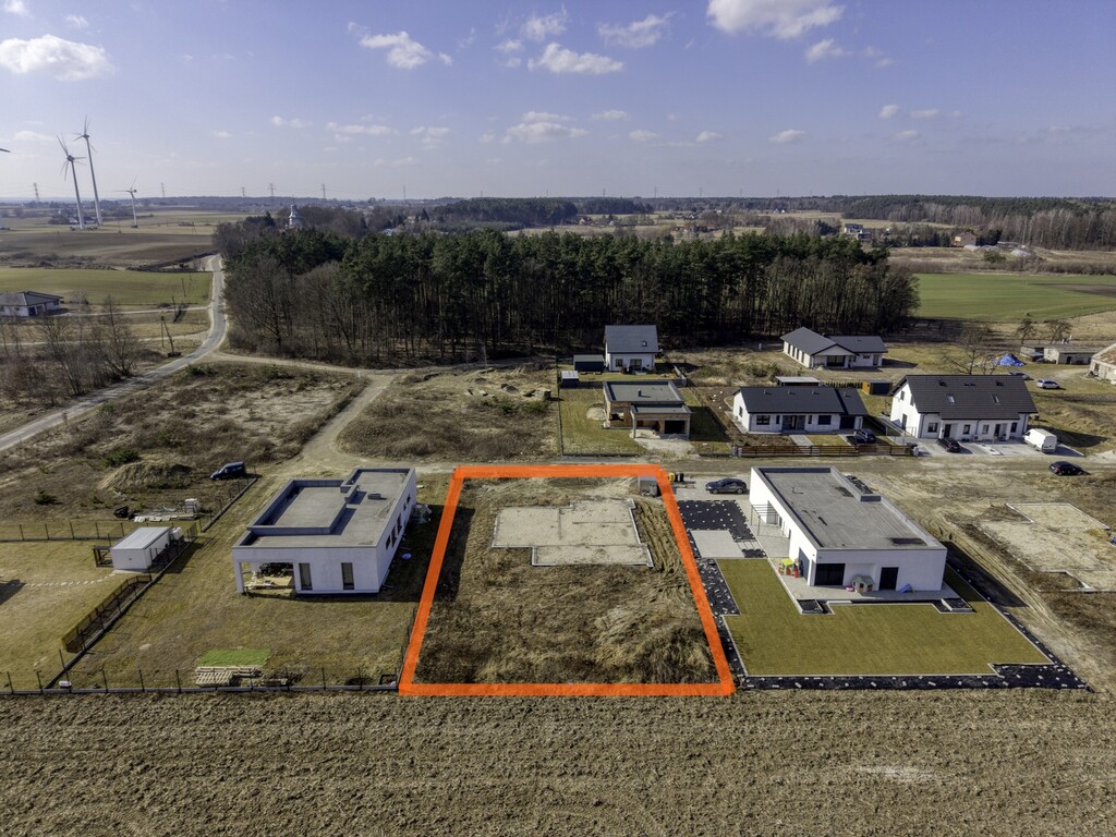 Działka w Boluminku z fundamentem DOM Eksponowany