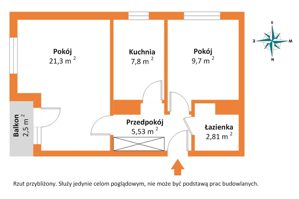 Na Stoku: 2 piętro | 50m² | Czysta baza pod Ciebie
