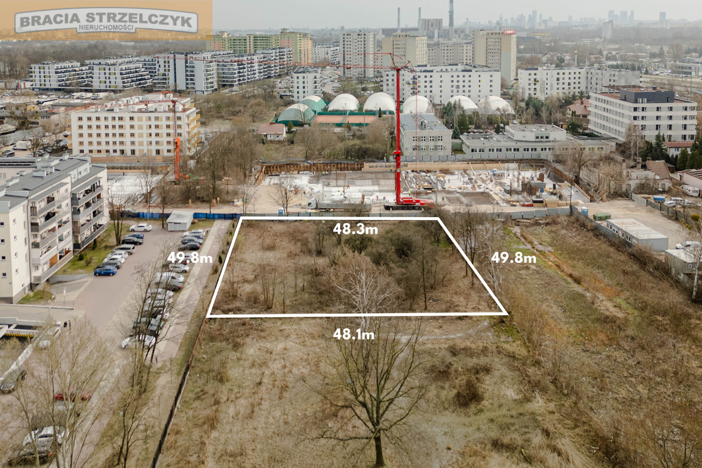 DZIAŁKA INWESTYCYJNA 2401 m² Warszawa Białołęka